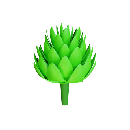 Alcachofa  3D Icon