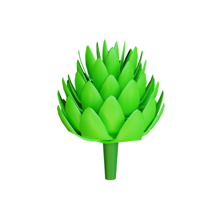 Alcachofra  3D Icon
