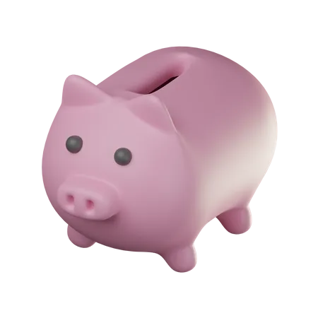 Ahorro de cerdito  3D Icon