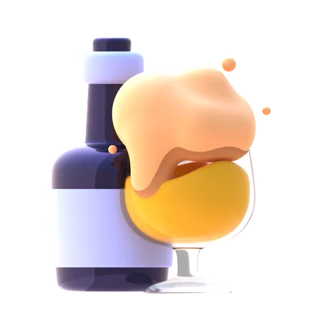 Alcohol  3D Icon