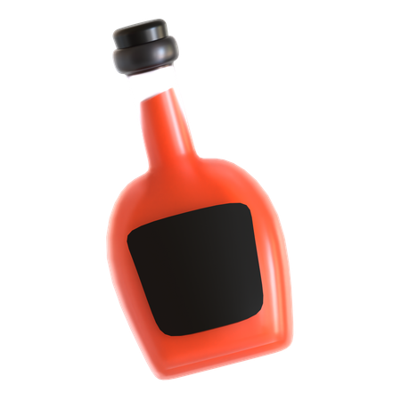 Alcohol Bottle  3D Icon