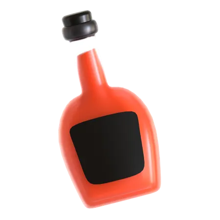 Alcohol Bottle  3D Icon