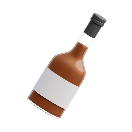 Alcohol Bottle  3D Icon