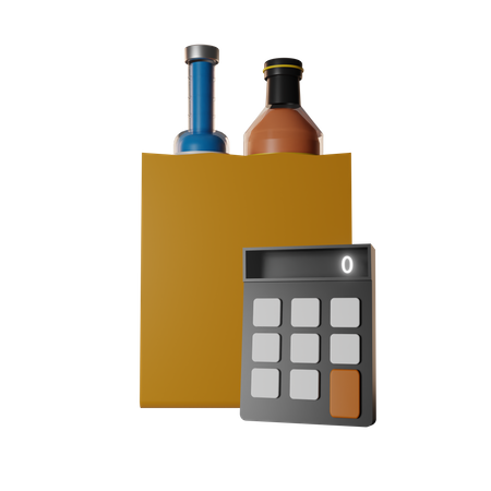 Alcohol Calculation  3D Icon