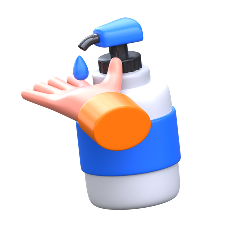 Alcohol en gel  3D Icon