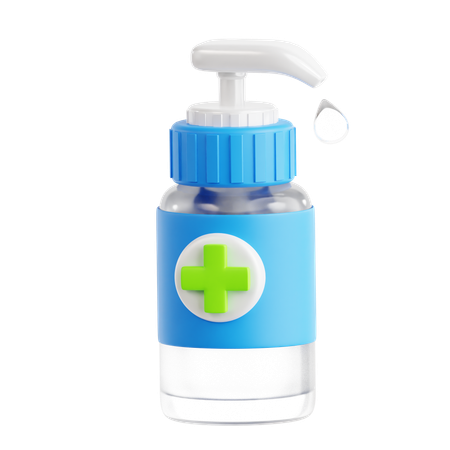 Alcohol Gel  3D Icon