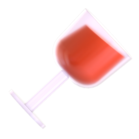 Alcohol Glass  3D Icon