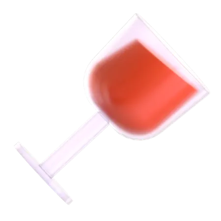 Alcohol Glass  3D Icon