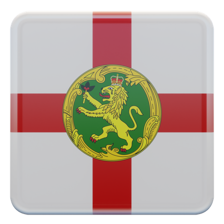 Alderney Flag  3D Flag