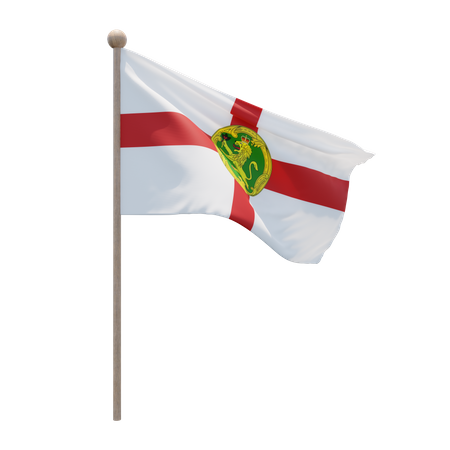Alderney Flagpole  3D Icon