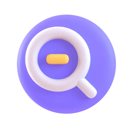 Disminuir el zoom  3D Icon