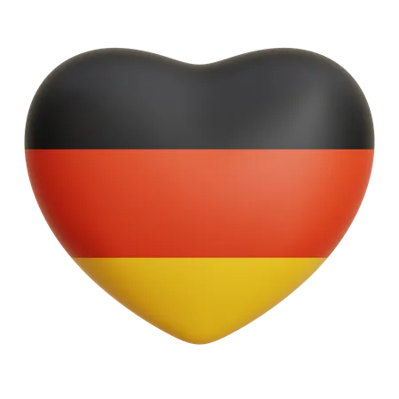 Amor alemania  3D Icon