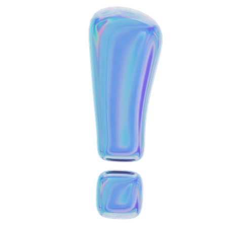 警告  3D Icon