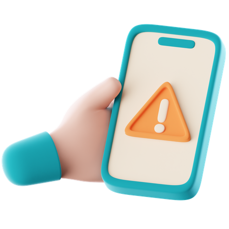Alert  3D Icon