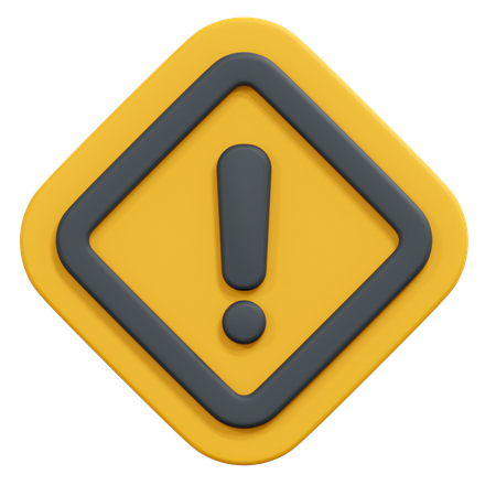 Alert  3D Icon