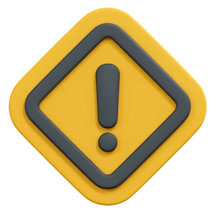 Alert  3D Icon