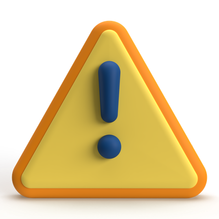 Alert  3D Icon