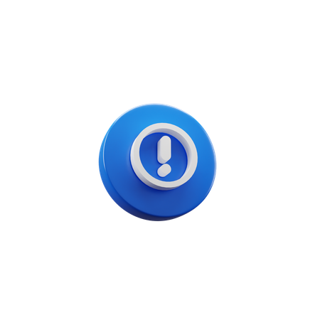 Alert  3D Icon