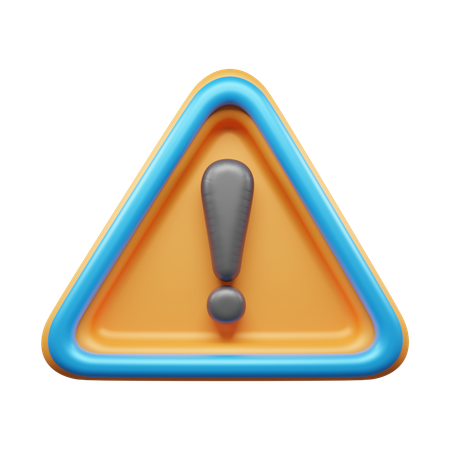 Alert  3D Icon