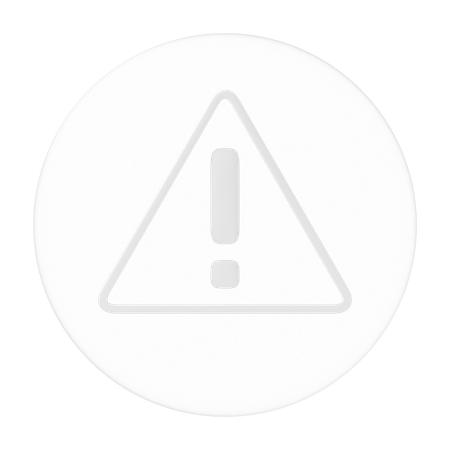 Alert  3D Icon