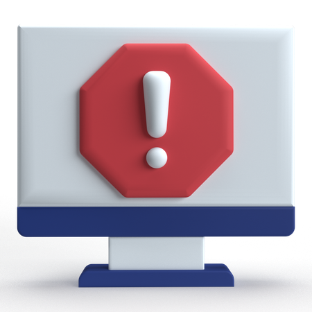 Alert  3D Icon