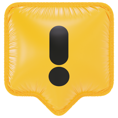 Alert  3D Icon