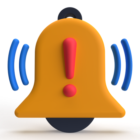 Alert  3D Icon