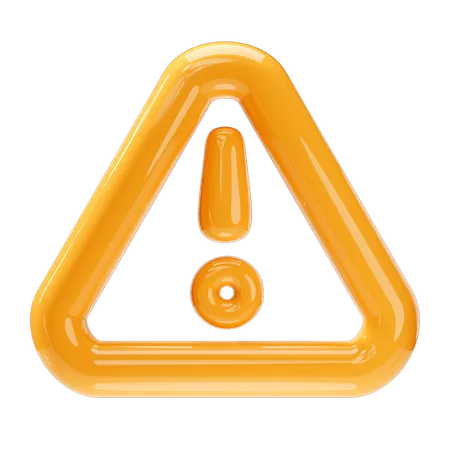 Alert  3D Icon