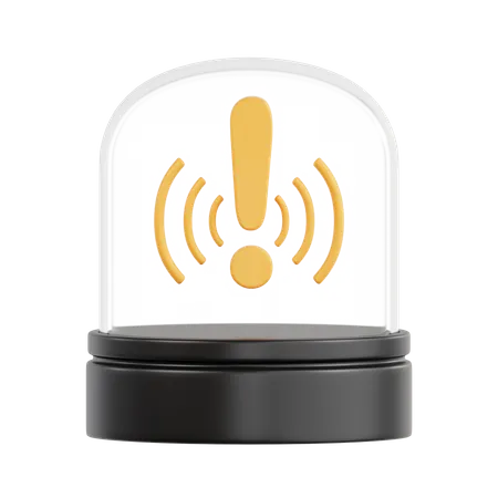 Alert  3D Icon