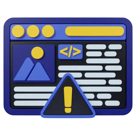 Alert  3D Icon