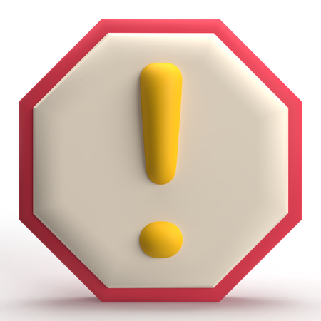 Alert  3D Icon