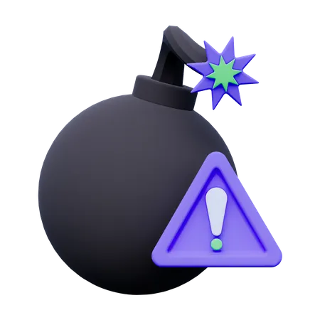 Alert Bomb  3D Icon
