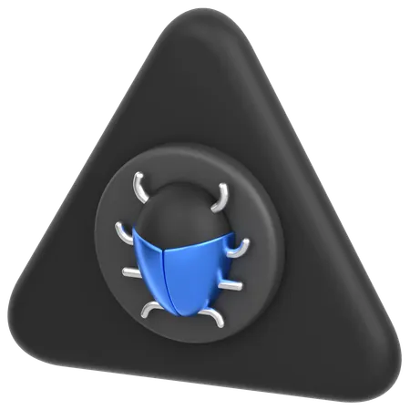 Alert Bug  3D Icon