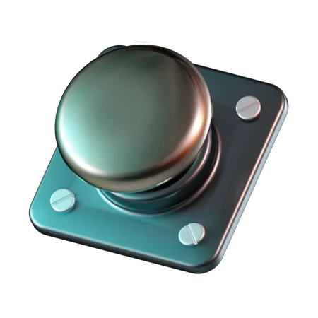 Alert Button  3D Icon