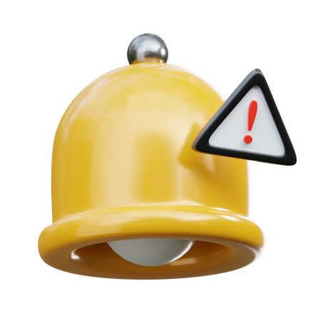 Alert Notification  3D Icon