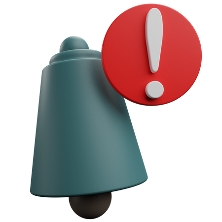 Alert Notification  3D Icon