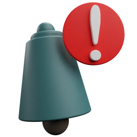 Alert Notification  3D Icon