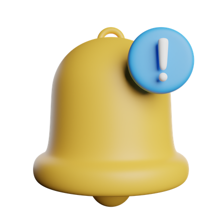 Alert Notification  3D Icon