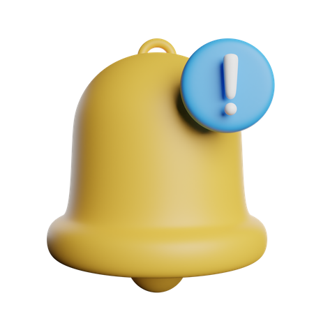 Alert Notification  3D Icon
