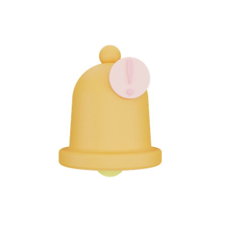 Alert Notification  3D Icon