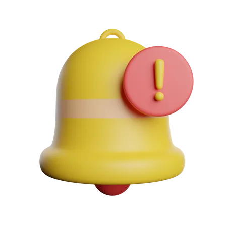 Notification Bell Rings 3D Icon