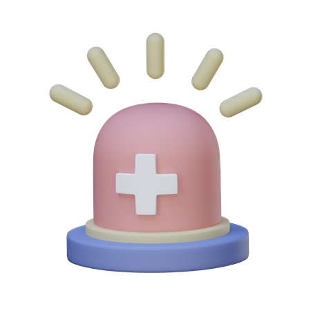 Alert Siren  3D Icon