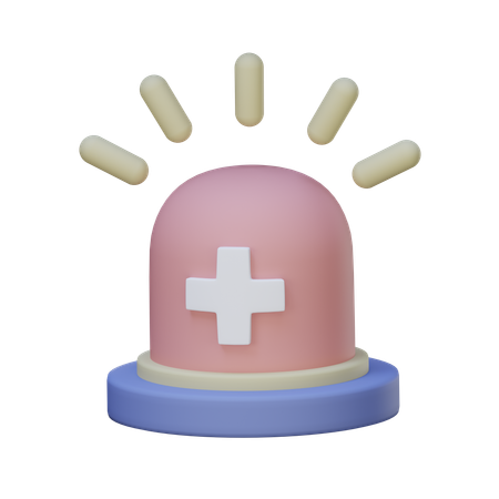 Alert Siren  3D Icon