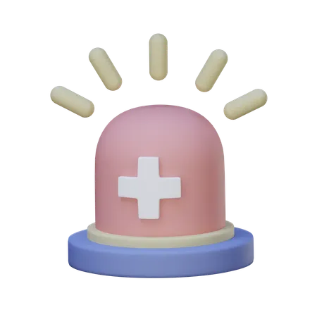 Alert Siren  3D Icon