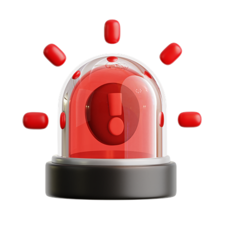 Alert Siren  3D Icon