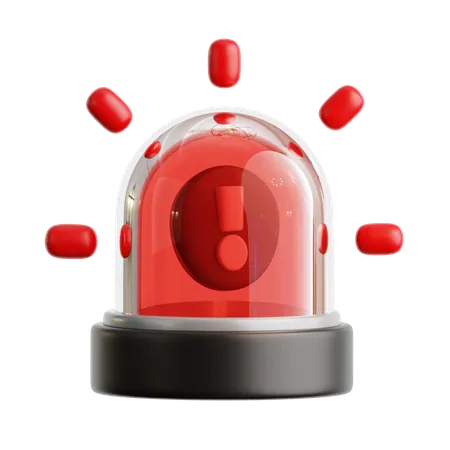 Alert Siren  3D Icon