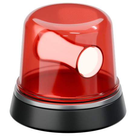 Alert Siren Light  3D Icon