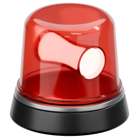 Alert Siren Light  3D Icon