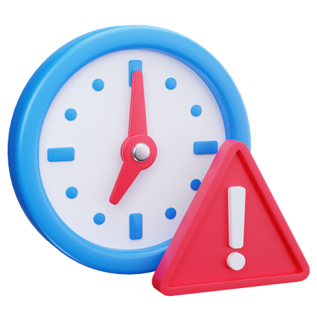 Alert Time  3D Icon