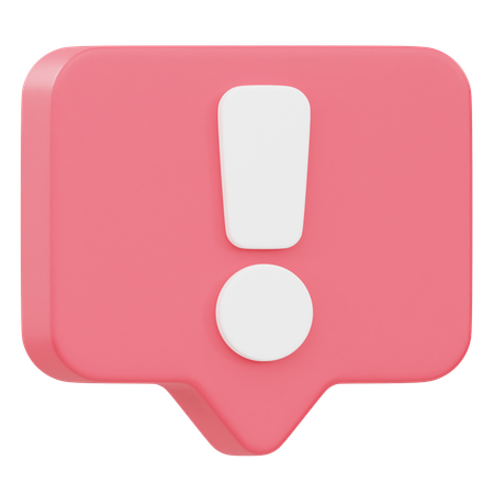 Alerta  3D Icon